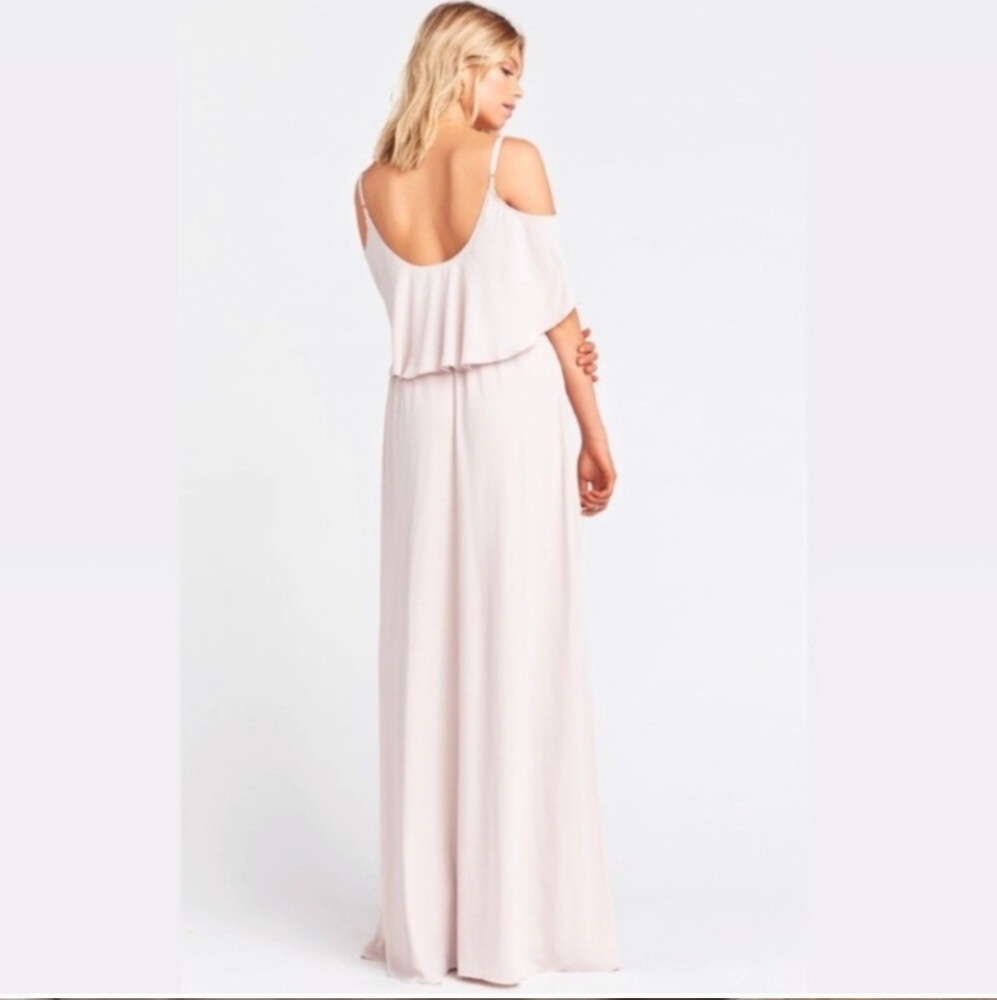 Show Me Your Mumu Caitlin Ruffle Maxi Dress Size Small - Picture 2 of 5